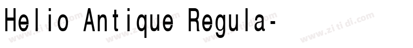 Helio Antique Regula字体转换 Helio Antique Regula字体转换